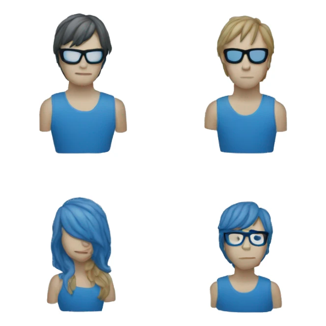 weezer blue album sticker