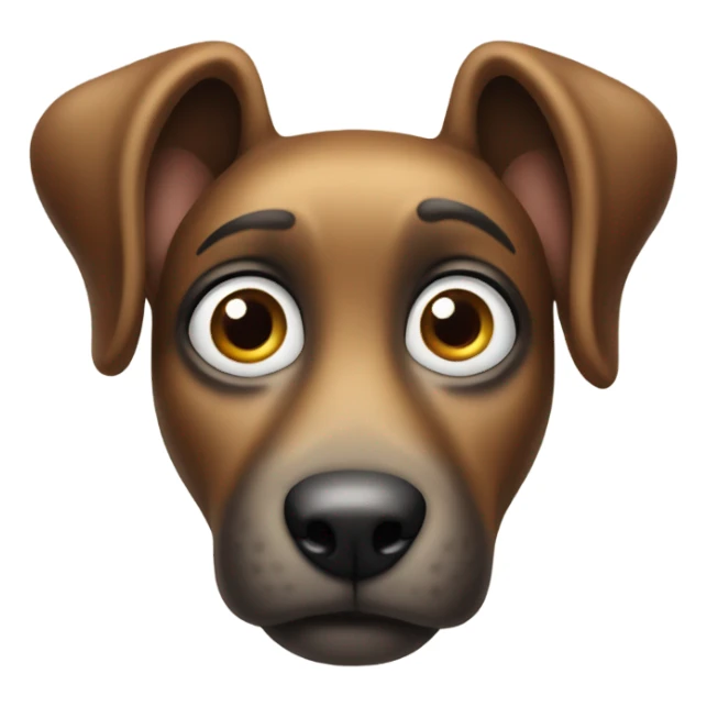 Confused animal sticker