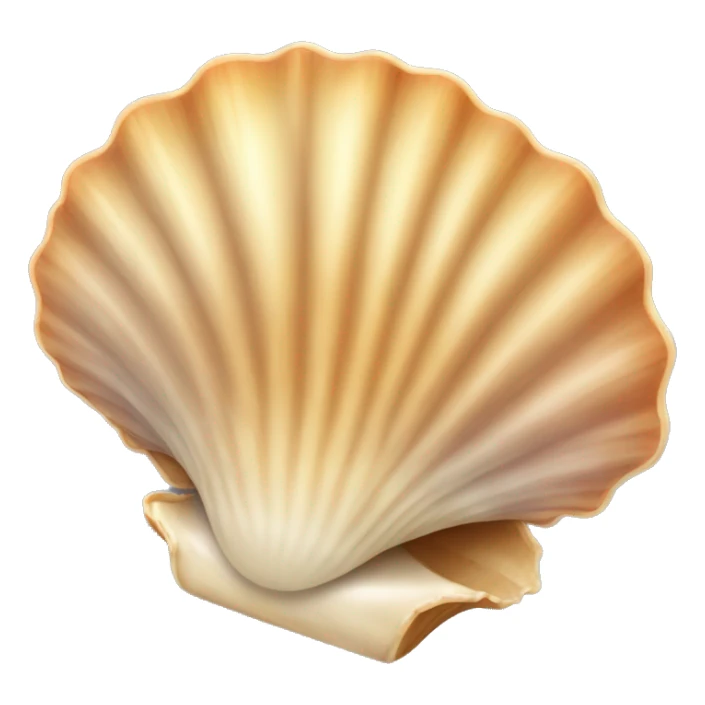 scallop-seashell sticker