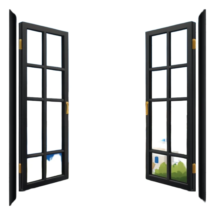 window apartment with sea view greece sticker