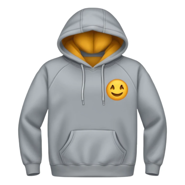 grey hoodie sticker