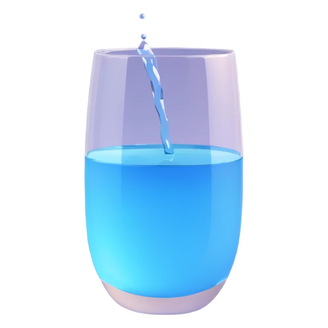  glass with water sticker