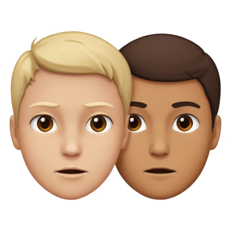 Create one side efforts and one side love sticker