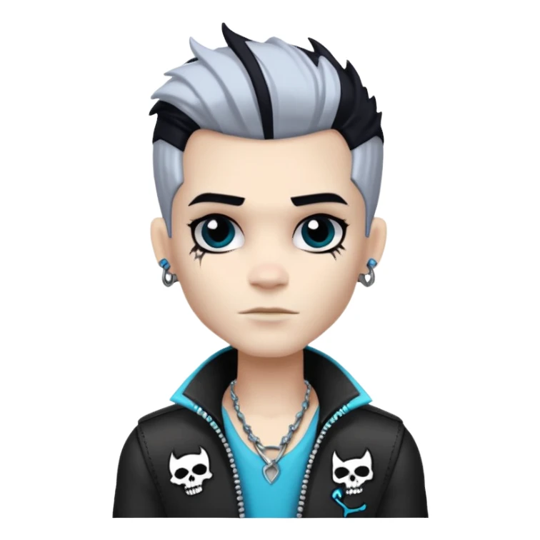 Frankie stein monster high  doll boy sticker