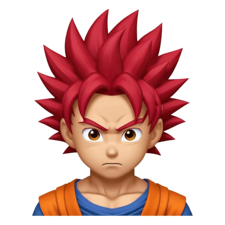 goku ssj god sticker