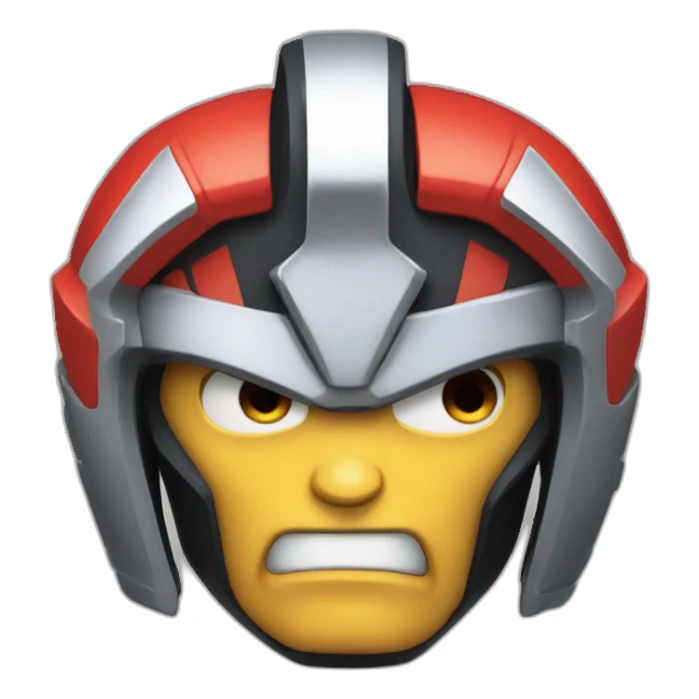 Goldorak angry sticker