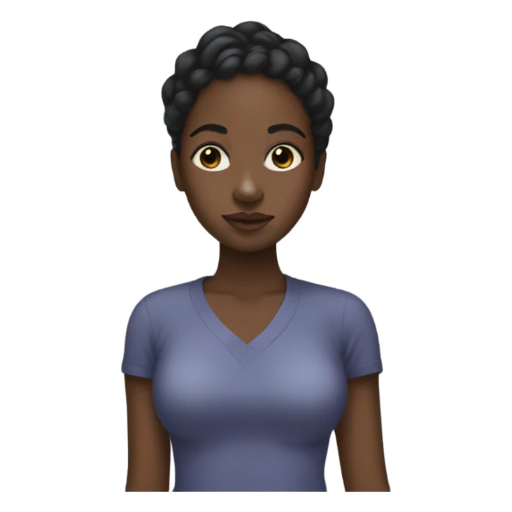 blackgirl drawing sticker