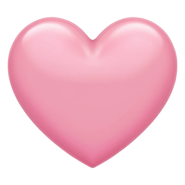 Baby Pink heart  sticker