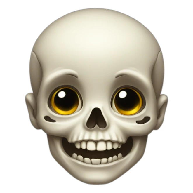 skull baby sticker