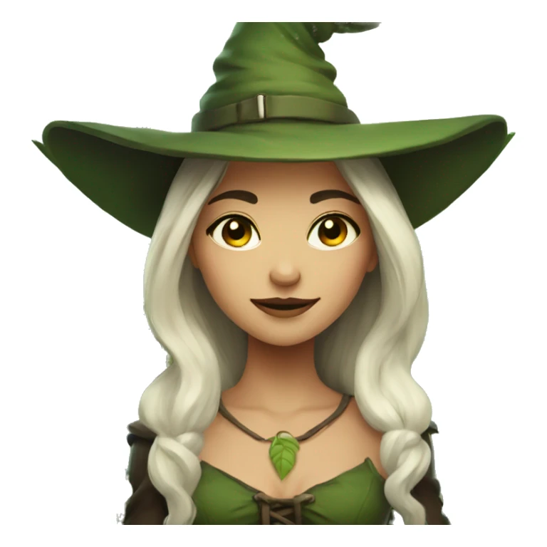 pretty nature witch sticker