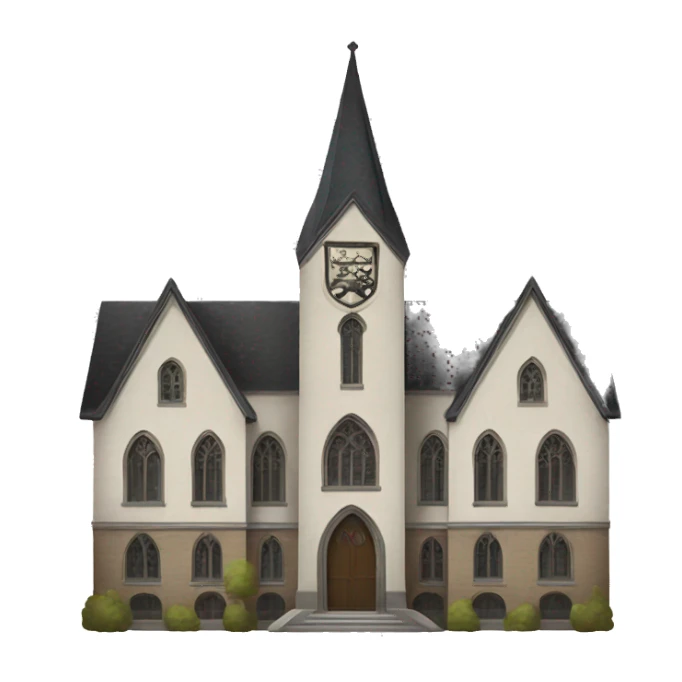 Vintage gothic school academy  sticker