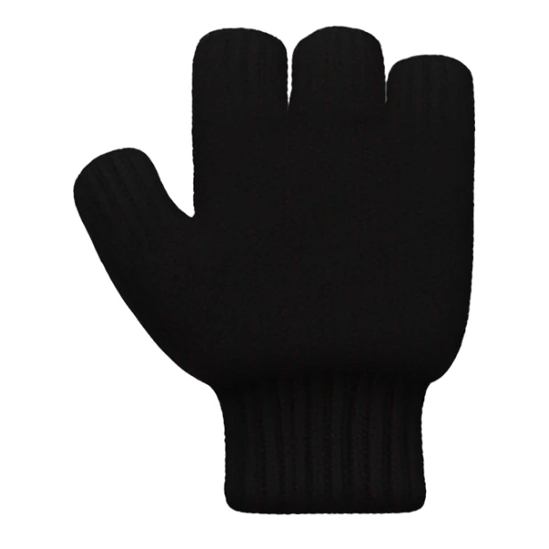 Black fingerless gloves sticker