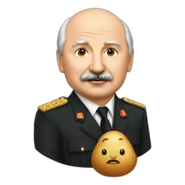 lukashenko and potato sticker