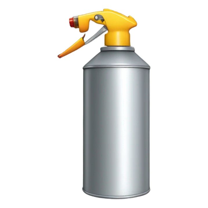 A can of Raid roach spray spraying roach spray sticker