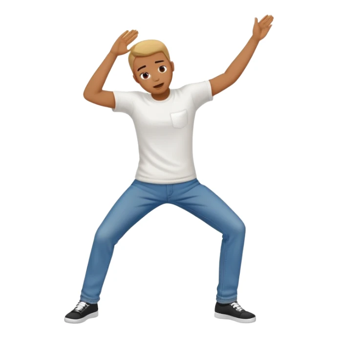 Alguien haciendo el dab  sticker