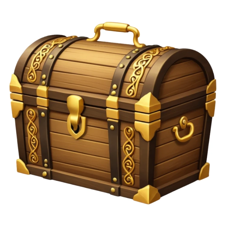 Treasure chest sticker