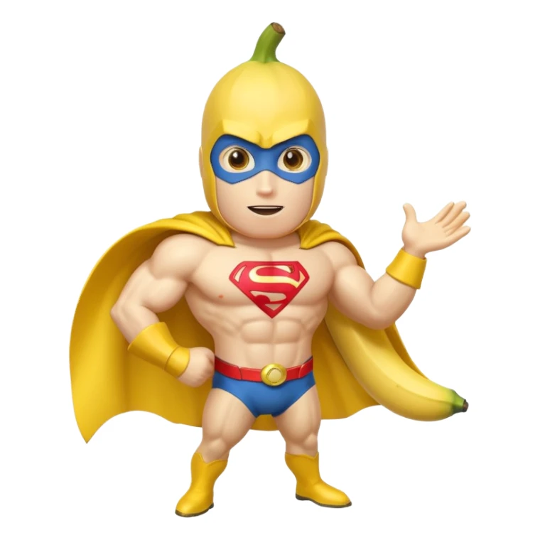 banana as superhuman sticker