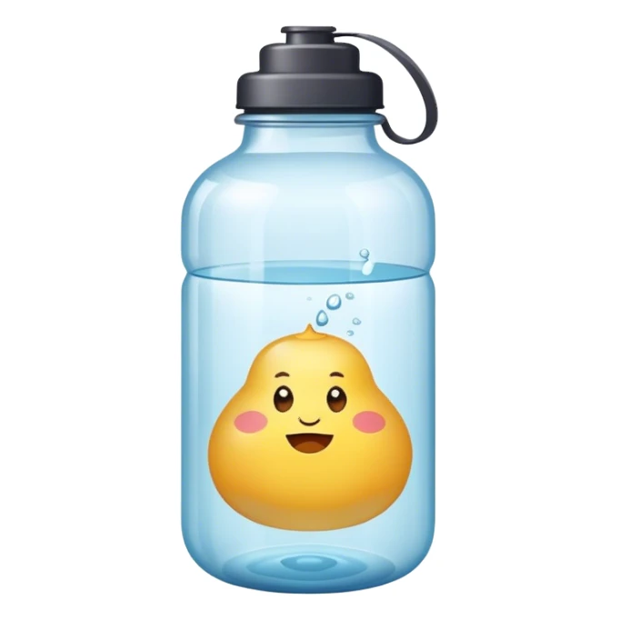 water bottle, fat bottle sticker