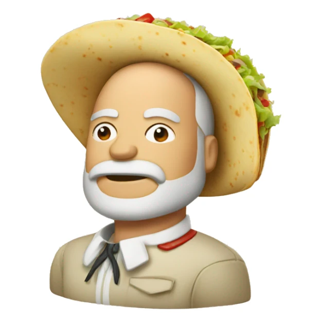 Hemingway taco  sticker