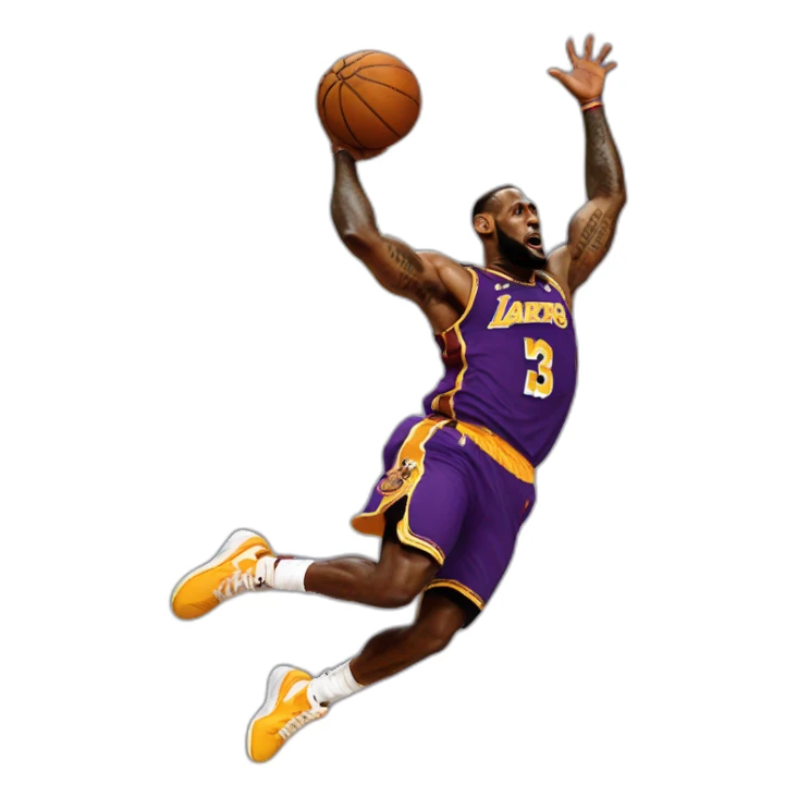 Lebron james dunk sticker