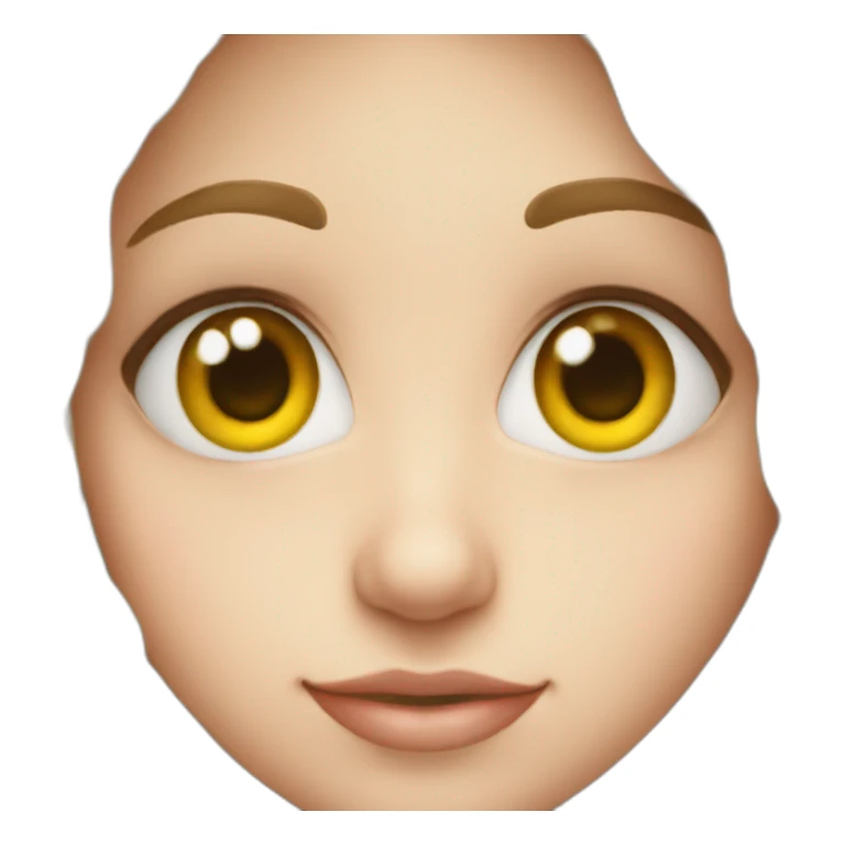 heterochromia smily face sticker