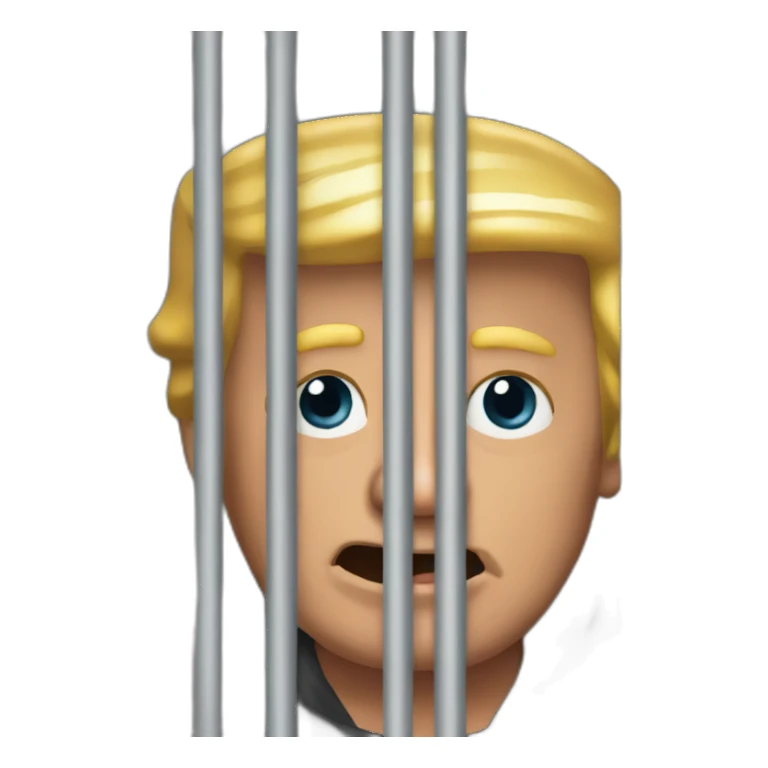 trump-in-jail-cell sticker