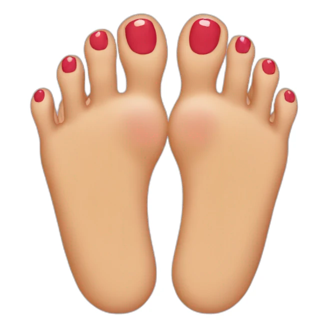 Toes sticker