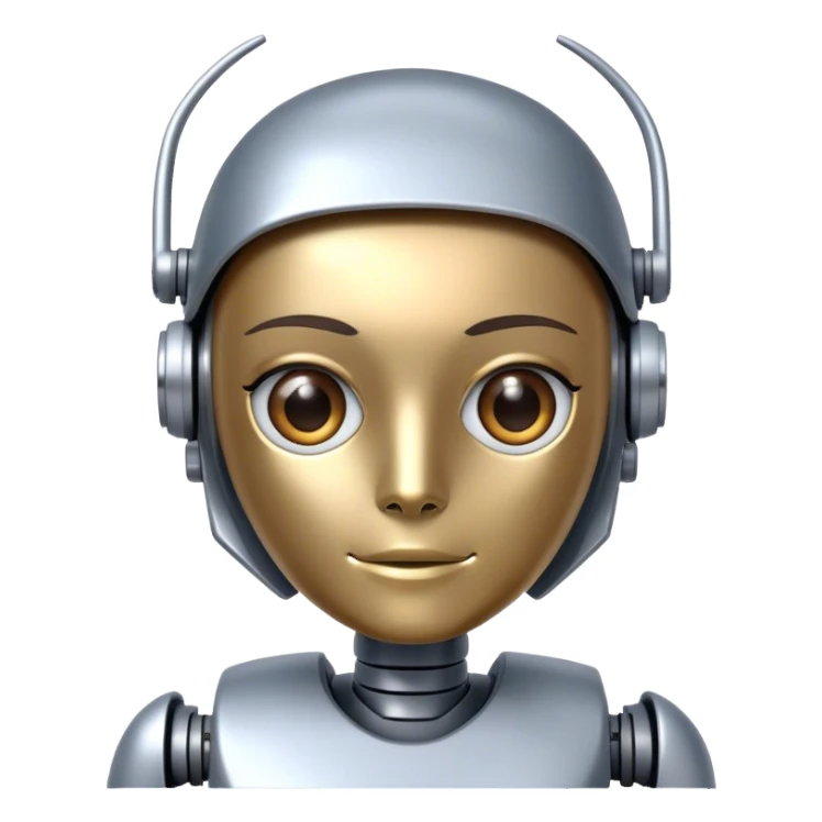 robot in teacher attire sticker