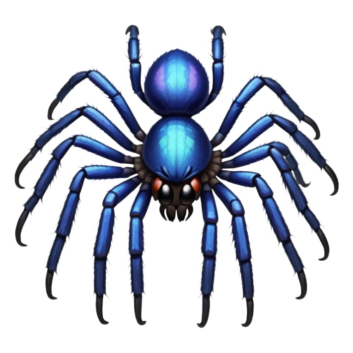 blue tarantula sticker