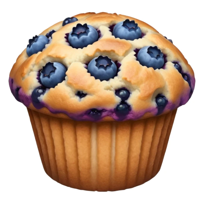 Blueberry muffin sticker