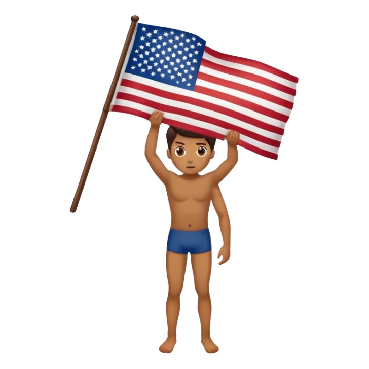 Upside down American flag indicating disress sticker