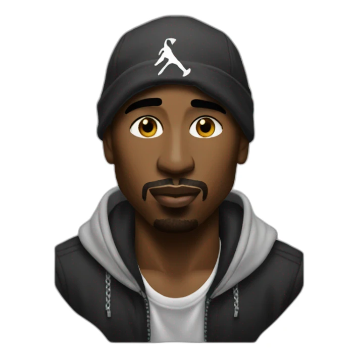 Tupac Shakur sticker