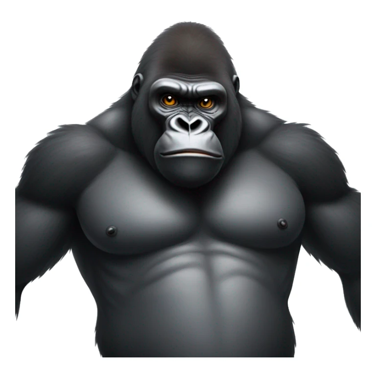 gorilla with fart cloud behind him sticker