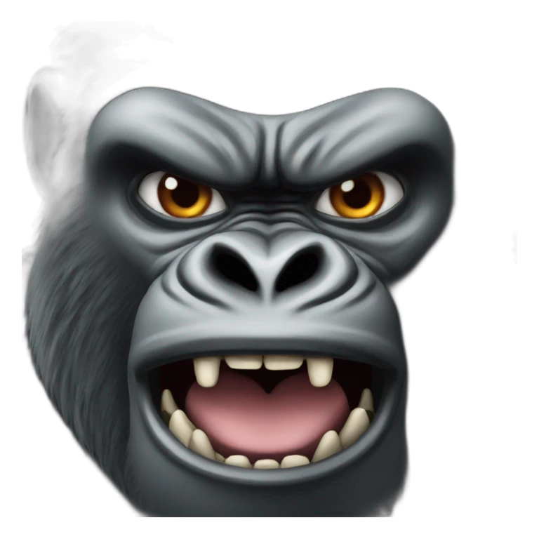 Angry gorilla sticker