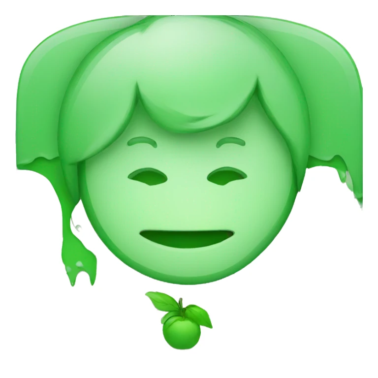 a calendar emoji, green sticker