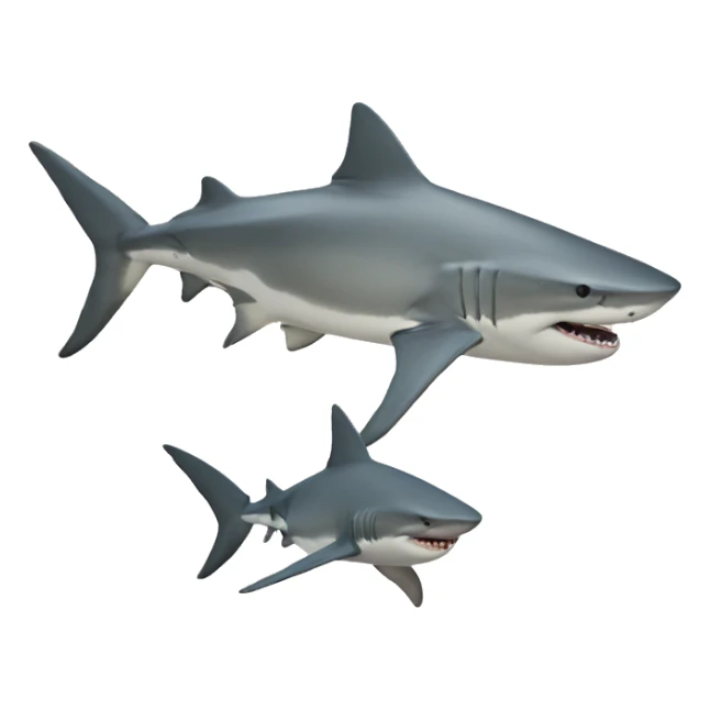bull shark sticker