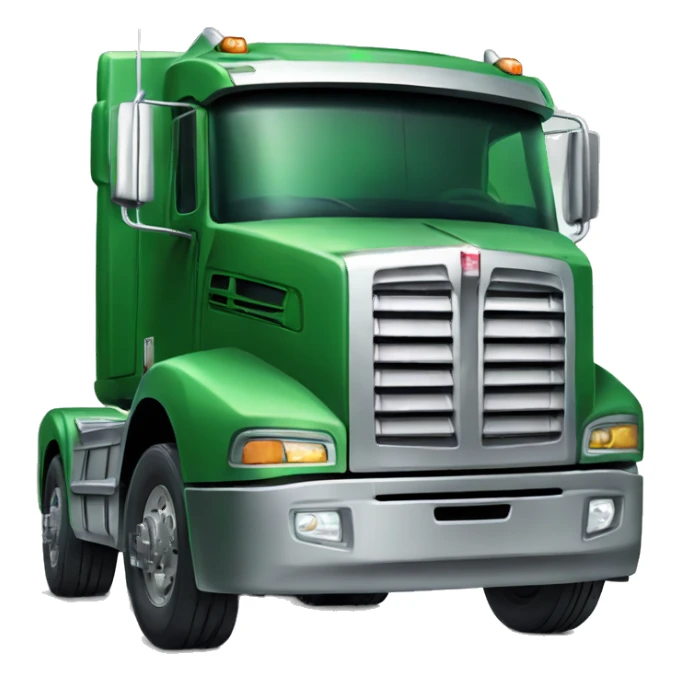 green optimus prime truck robot sticker