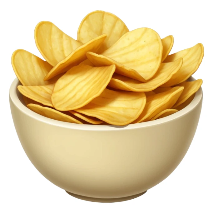 Bowl of chips sticker
