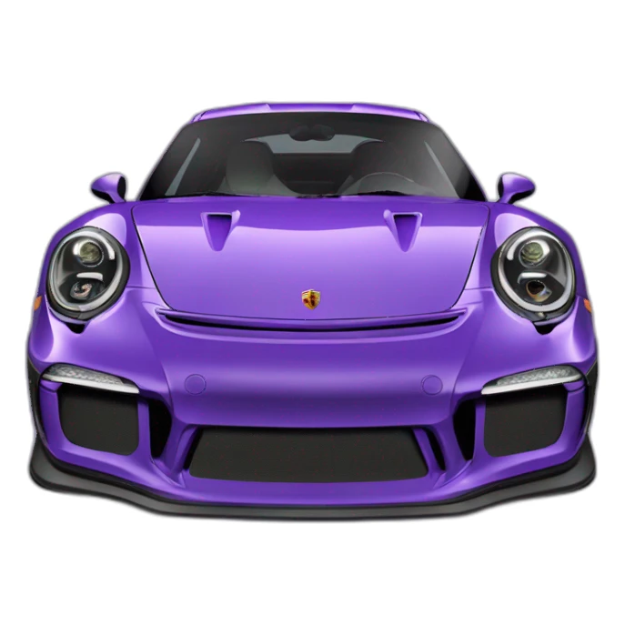 porsche 911 gt3 rs violette sticker