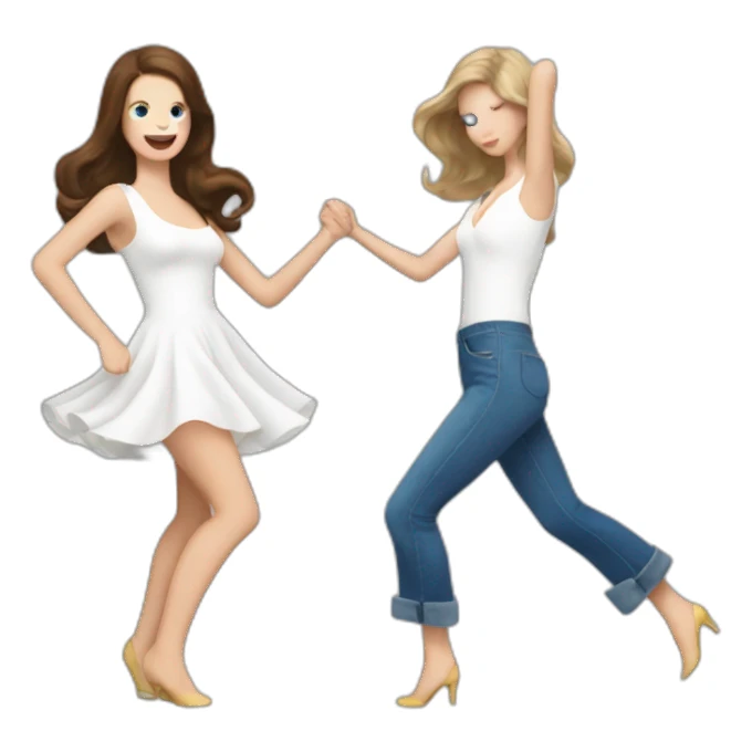 Lana del Rey & Taylor swift dancing sticker