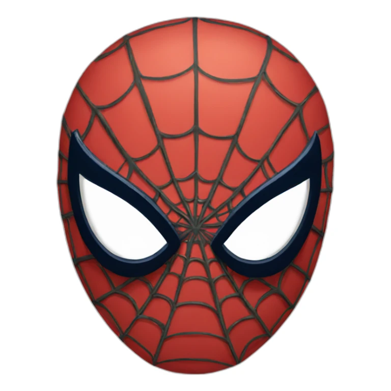 Spider-man mask emoji sticker