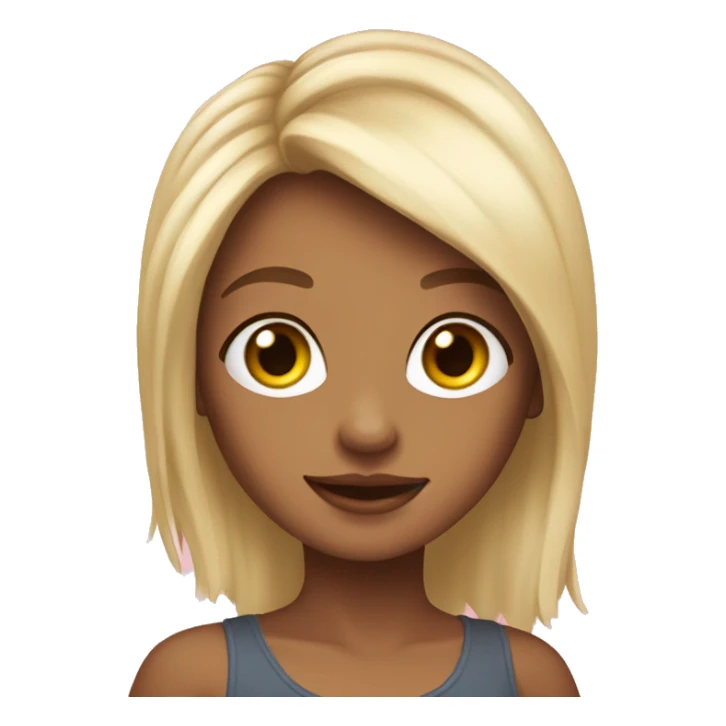 Mini York and pretty girl sticker