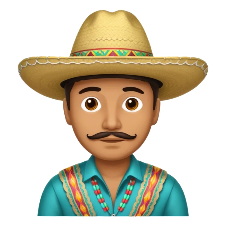 Tejana sombrero hombre sticker