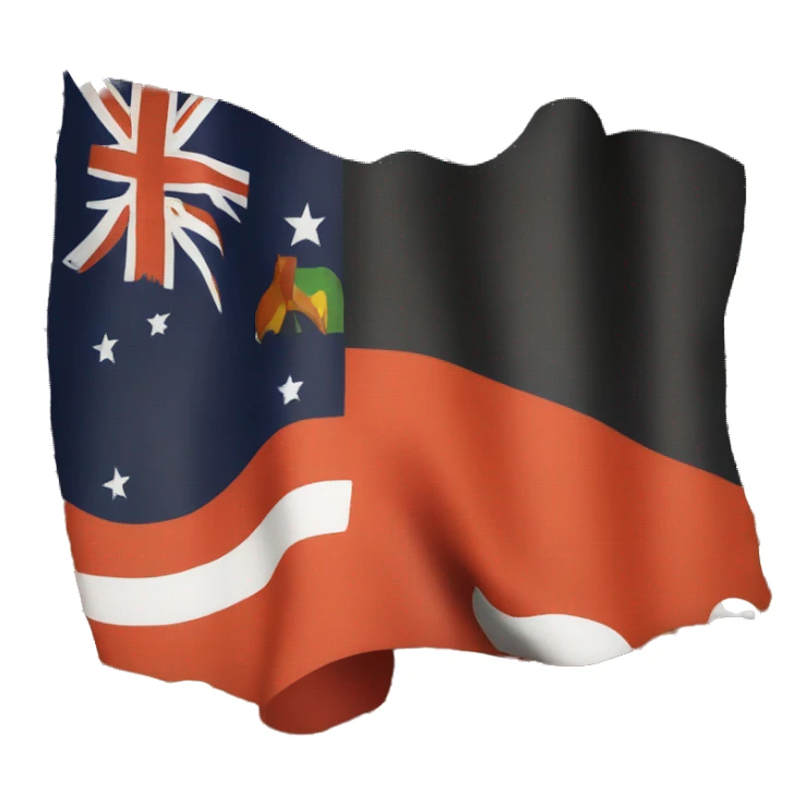Aboriginal Australian flag sticker
