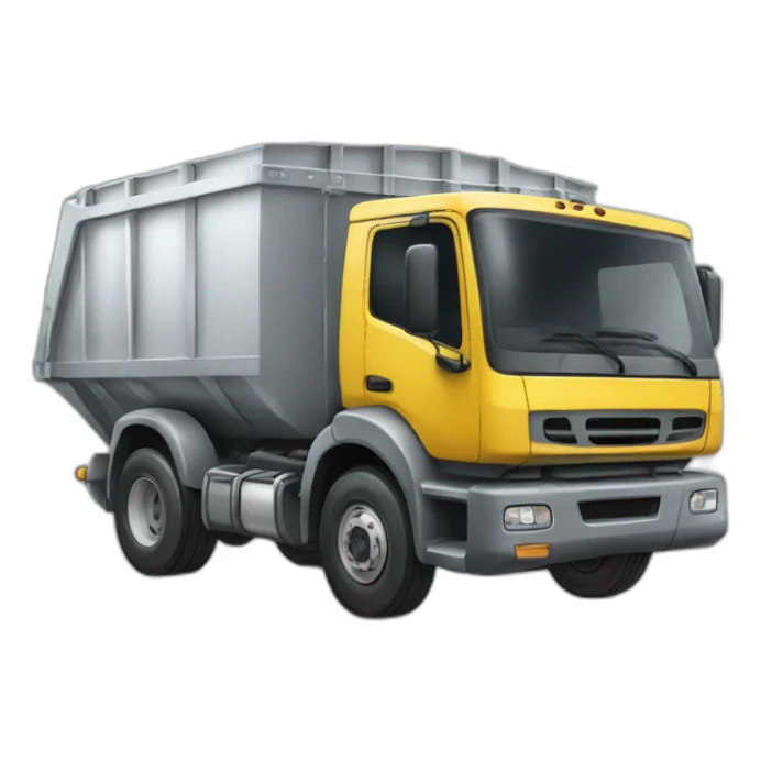 camion poubelle sticker