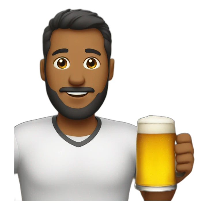 Dad, beer sticker
