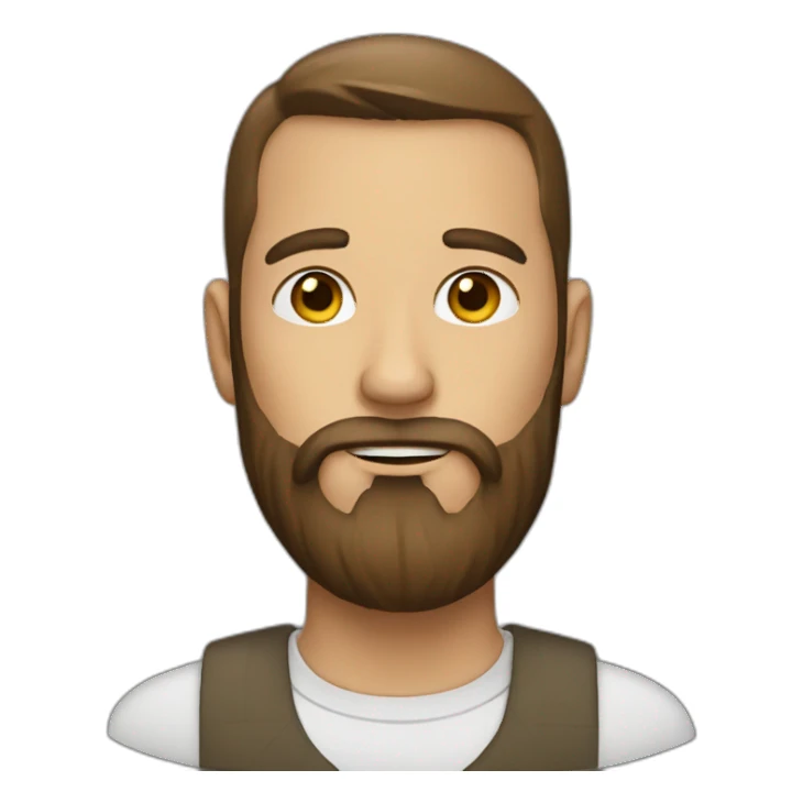 trader bearded man sticker