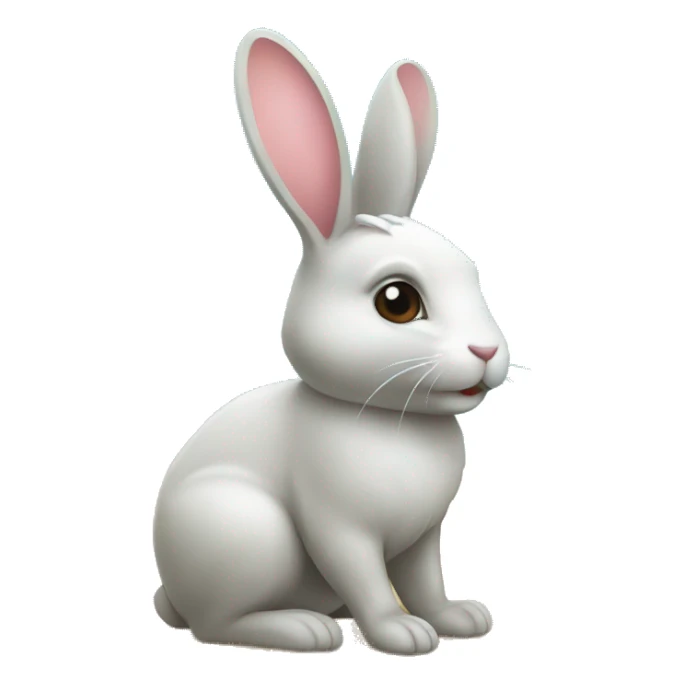 beach rabbit sticker