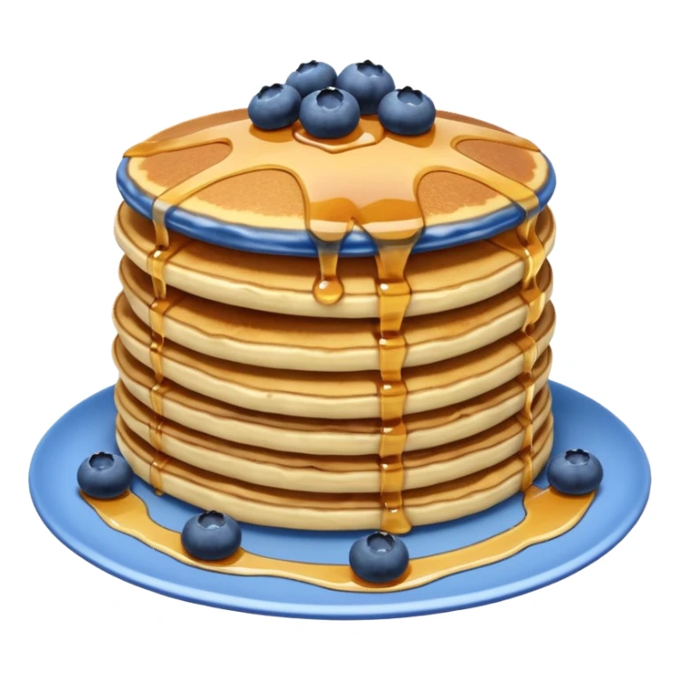 Blueberry pancakes sticker