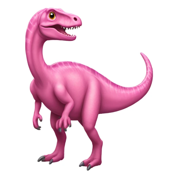 pink dianosauric sticker